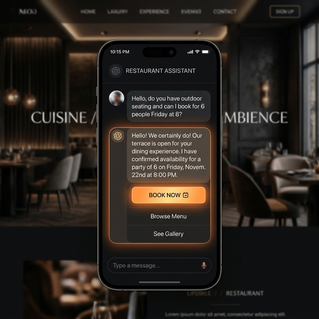 AI Chatbot Mockup