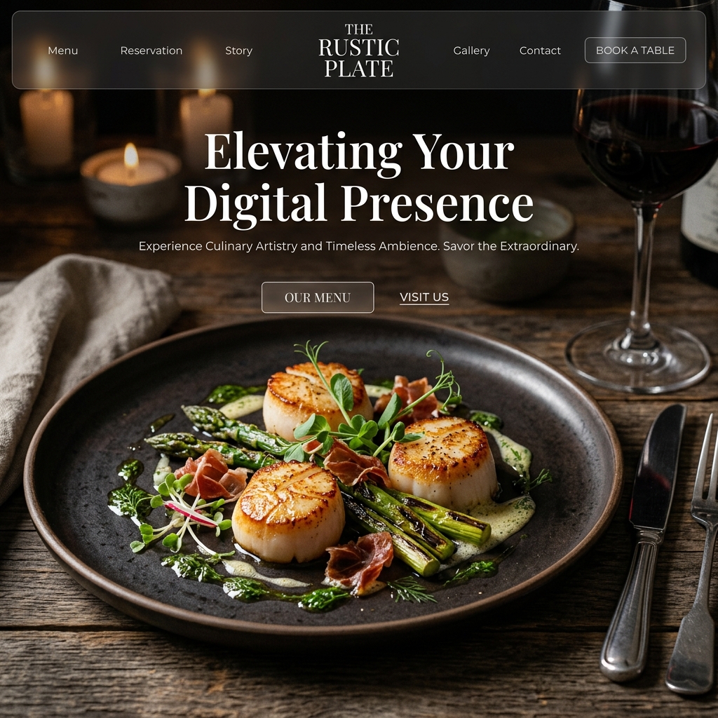 Modern premium website redesign